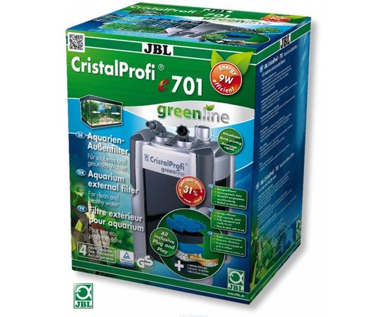 Экономичный внешний фильтр (до 200л) JBL CristalProfi e701 greenline