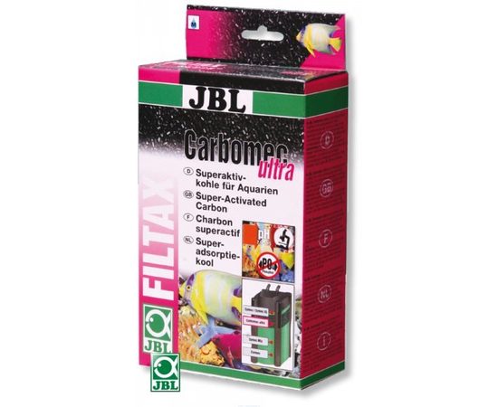Сверхактивный активированный уголь в форме гранул для фильтрации морской воды JBL Carbomec ultra carbon, 400 г