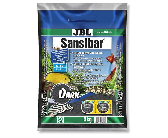 Донный грунт черный, 10 кг JBL Sansibar Black
