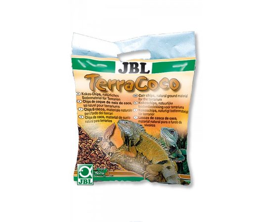 Кокосовая стружка, натуральный донный субстрат для террариумо JBL TerraCoco, 5 л