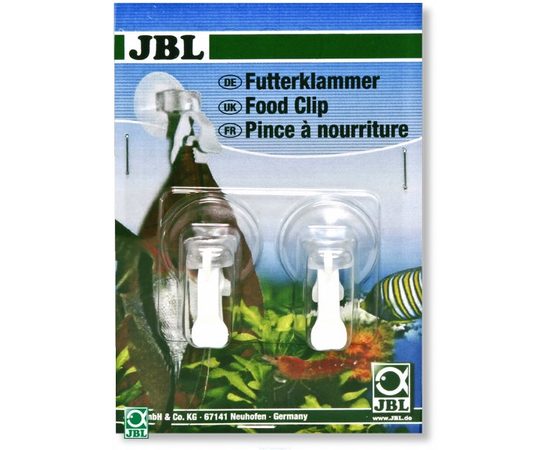 Универсальный держатель для корма с присоской JBL Food Clip, 2 шт.