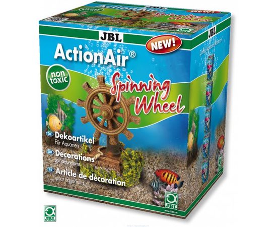 Движущаяся декорация для аквариума управляемая компрессором JBL ActionAir Spinning Wheel