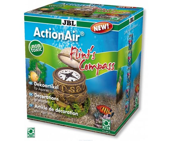 Движущаяся декорация для аквариума управляемая компрессором JBL ActionAir Flint’s Compass