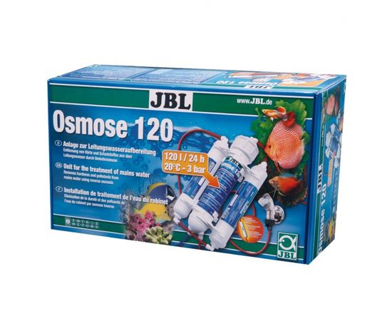 Установка обратного осмоса с угольным фильтром и фильтром тонкой очистки, производительность 120 литров в сутки JBL Osmose 120