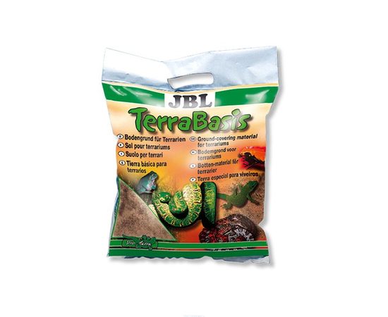 Донный грунт для влажных и полувлажных террариумов JBL TerraBasis, 20 л
