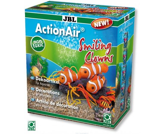 Декоративный распылитель с эффектом движения 3 рыбы-клоуна JBL ActionAir Smiling Clowns