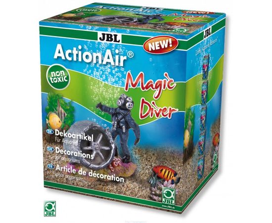 Декоративный распылитель с эффектом движения Водолаз JBL ActionAir Magic Diver