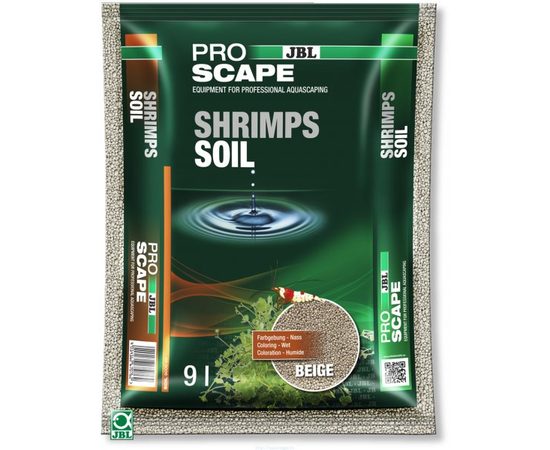 Питательный грунт для аквариумов с креветками, беж, 9 л JBL ProScape ShrimpsSoil BEIGE, беж, 9 л
