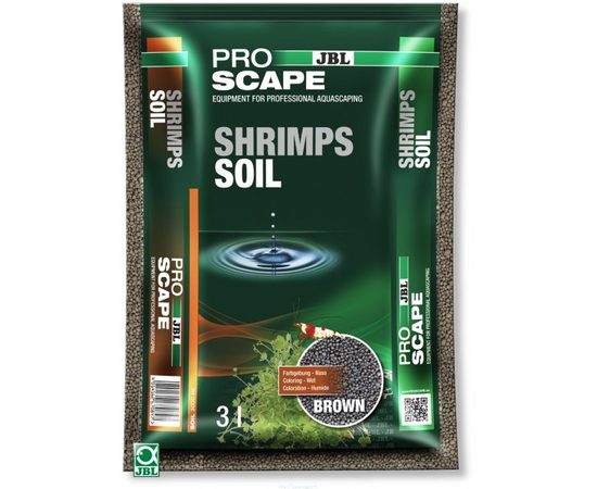 Питательный грунт для аквариумов с креветками, коричневый JBL ProScape ShrimpsSoil BROWN, 3 л