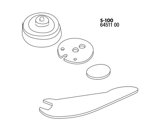 Ремонтный комплект для компрессора JBL ProSilent S100 Spare parts for ProSilent S100