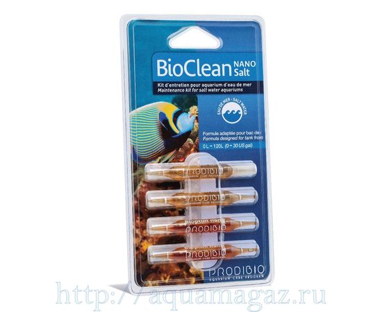 BIO CLEAN salt NANO набор препаратов для морской воды (BIO DIGEST+ BIOPTIM) (4шт) в блистере BIO CLEAN salt NANO набор препаратов для морской воды (BIO DIGEST+ BIOPTIM) (4шт) в блистере
