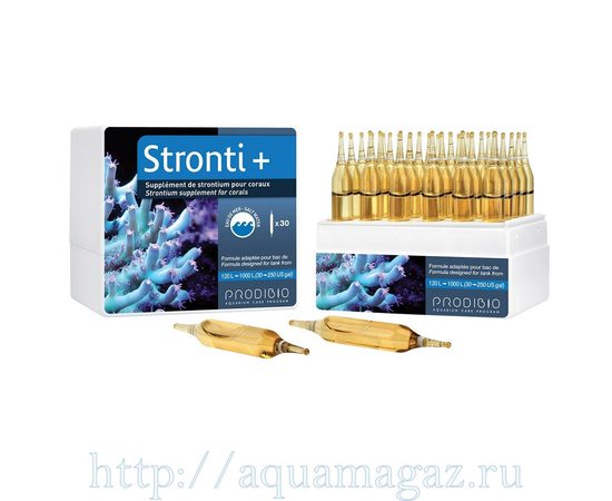 STRONTI+ добавка стронция для рифового аквариума 1ампула содержит 130мг стронция (30шт)