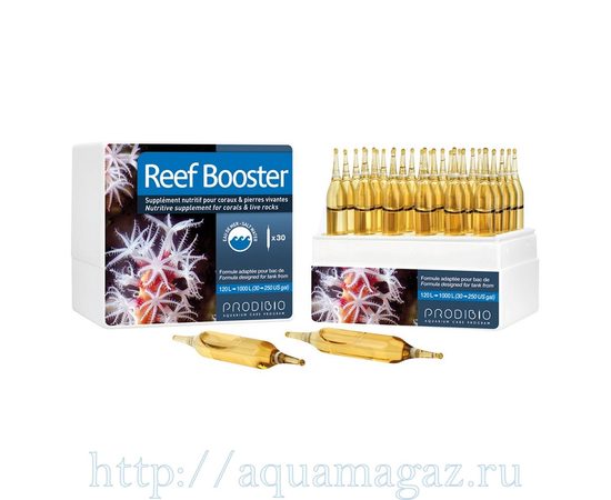 REEF BOOSTER препарат стимулирующий рост и развитие кораллов, моллюсков и микрофауны (30шт)