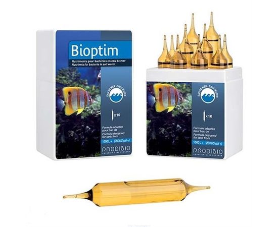 BIOPTIM PRO10 1x2000л препарат стимулирующий рост и развитие бактерий в морском аквариуме (10 шт) BIOPTIM PRO10 1x2000л препарат стимулирующий рост и развитие бактерий в морском аквариуме (10 шт)
