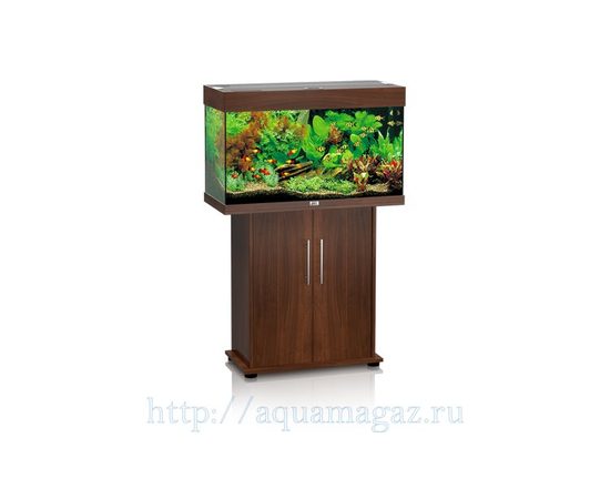 Аквариум RIO 125 темное дерево, 125л,81*36*50,  2*28w+CompH600/ч+обогрев100w