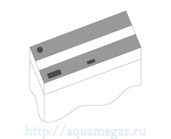 Створки пластиковые для аквариума ВИЖН 450