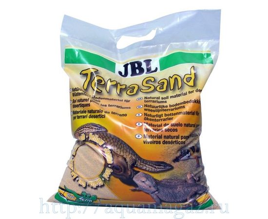 Донный грунт для сухих террариумов JBL TerraSand (white), 5 л