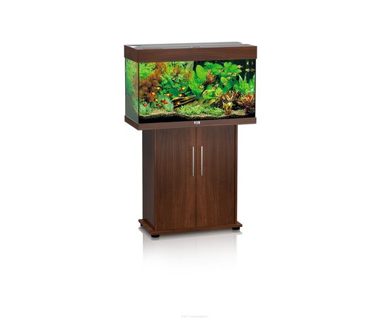 Аквариум RIO 125 темное дерево, 125л,81*36*50,  2*28w+CompH600/ч+обогрев100w