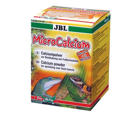 Кальциевый порошок для опыления кормовых насекомых JBL MicroCalcium, 100 г Кальциевый порошок для опыления кормовых насекомых JBL MicroCalcium, 100 г