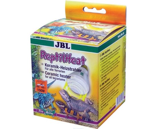 Керамический излучатель тепла для террариумов JBL ReptilHeat, 150 Вт