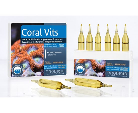 Coral Vits жиро и водорастворимые витамины для кораллов (12шт)