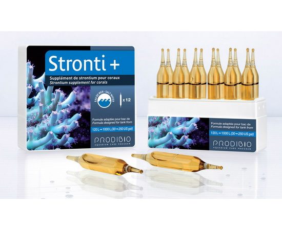 STRONTI+ добавка стронция для рифового аквариума 1ампула содержит 130мг стронция (12шт)