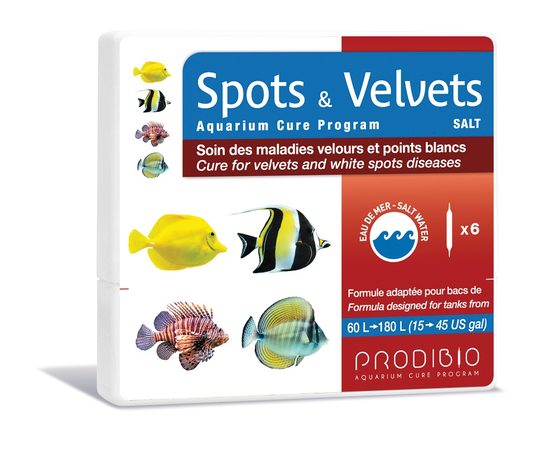 Spots & Velvets Salt препарат для лечения морских рыб (6шт)