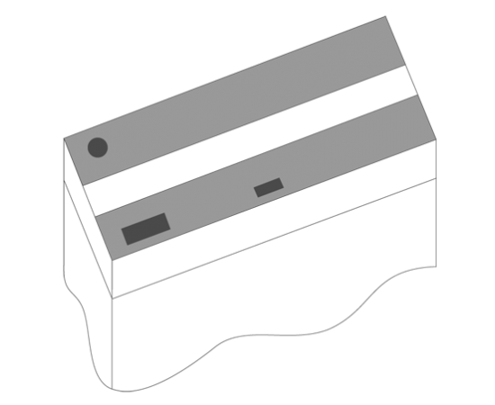 Крышка для Rio 300, 2 шт., черный, (120*50 )