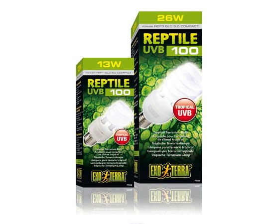 Лампа для тропического террариума Repti Glo 5.0 Compact Т10/13 Вт Лампа для тропического террариума Repti Glo 5.0 Compact Т10/13 Вт