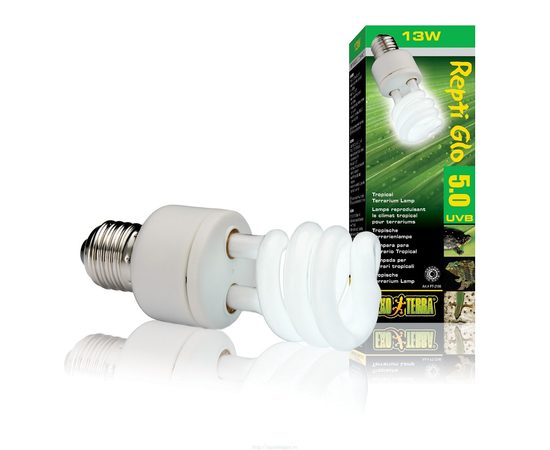 Лампа для тропического террариума Repti Glo 5.0 Compact Т10/13 Вт Лампа для тропического террариума Repti Glo 5.0 Compact Т10/13 Вт
