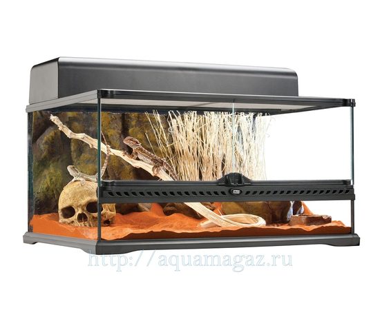 Террариум из силикатного стекла 60x 45 x 30 см