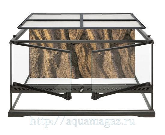 Террариум из силикатного стекла 60x 45 x 30 см