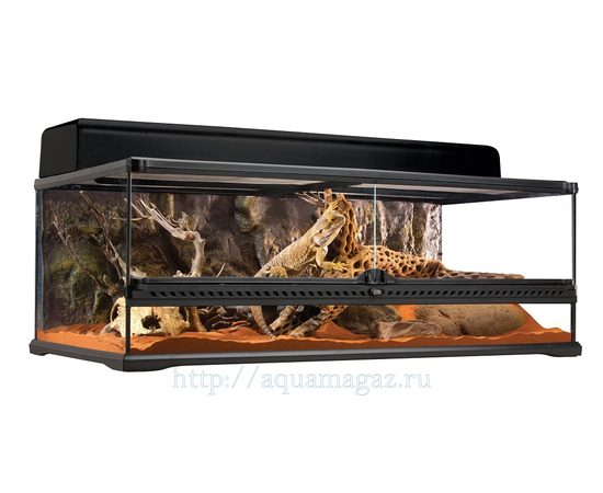 Террариум из силикатного стекла 90 x 45 x 30 см