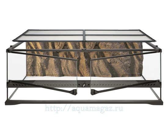 Террариум из силикатного стекла 90 x 45 x 30 см