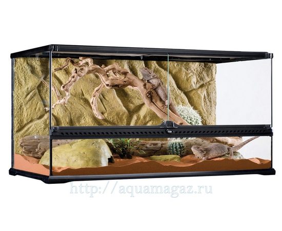 Террариум из силикатного стекла 90 x 45 x 45 см