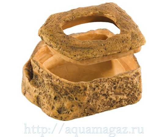 Кормушки-камни для подвижного корма Worm Dish, 11,5х9х5 см Кормушки-камни для подвижного корма Worm Dish, 11,5х9х5 см