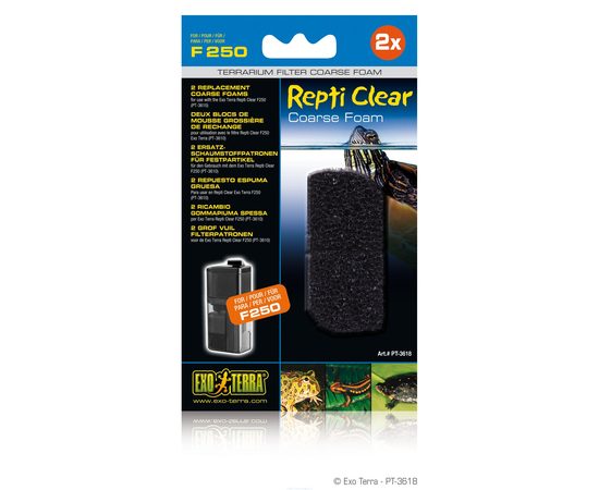 Фильтр-губка грубой очистки для компактных фильтров Repti Clear F 250 и F 350 Фильтр-губка грубой очистки для компактных фильтров Repti Clear F 250 и F 350
