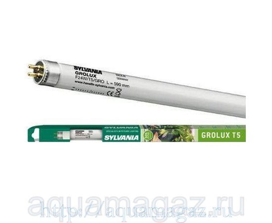 Лампа SYLVANIA Т5 Grolux 24Вт 54.9см, цоколь G5