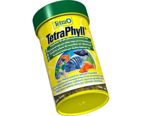 TetraPhyll корм для всех видов рыб растительные хлопья 100 мл