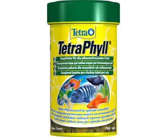 TetraPhyll корм для всех видов рыб растительные хлопья 100 мл