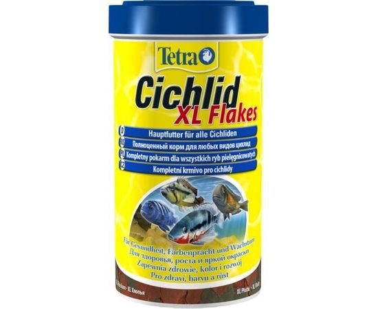 TetraCichlid XL корм для всех видов цихлид, крупные хлопья 500 мл