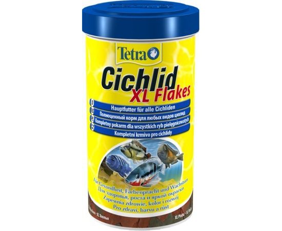 TetraCichlid XL корм для всех видов цихлид, крупные хлопья 500 мл