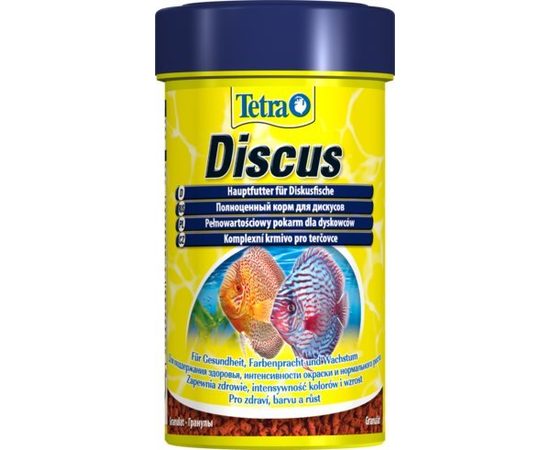 TetraDiskus Staple Food основной корм для дискусов в гранулах 100 мл
