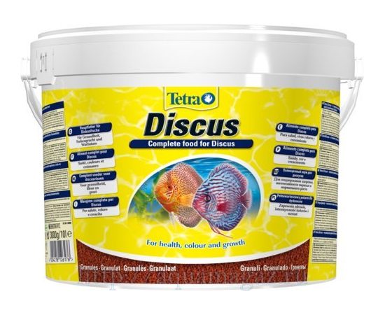 TetraDiskus Staple Food корм для дискусов в гранулах 10 л ведро