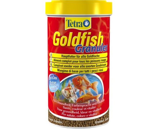 TetraGoldfish Granules основной корм в гранулах для золотых рыб 500 мл