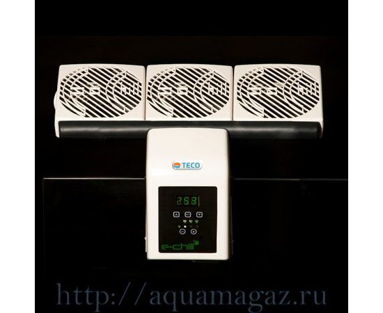 Вентилятор тройной аквариумный с термоконтролером