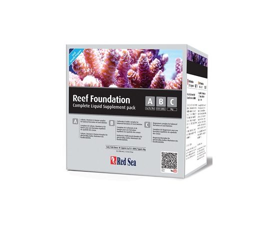 Комплект добавок для роста кораллов Reef Foundation ABC 3х250мл