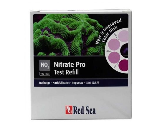 Реактивы для теста Нитрат Про сравнительный с цветовым диском, 100 измерений