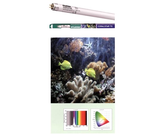 Лампа SYLVANIA Т5 Coralstar 24Вт 54.9см, цоколь G5