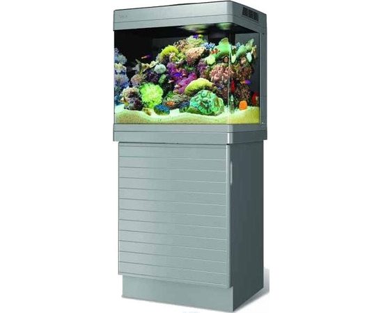 Аквариум MAX 250 морской  белый -  комплект (аквариум и тумба)